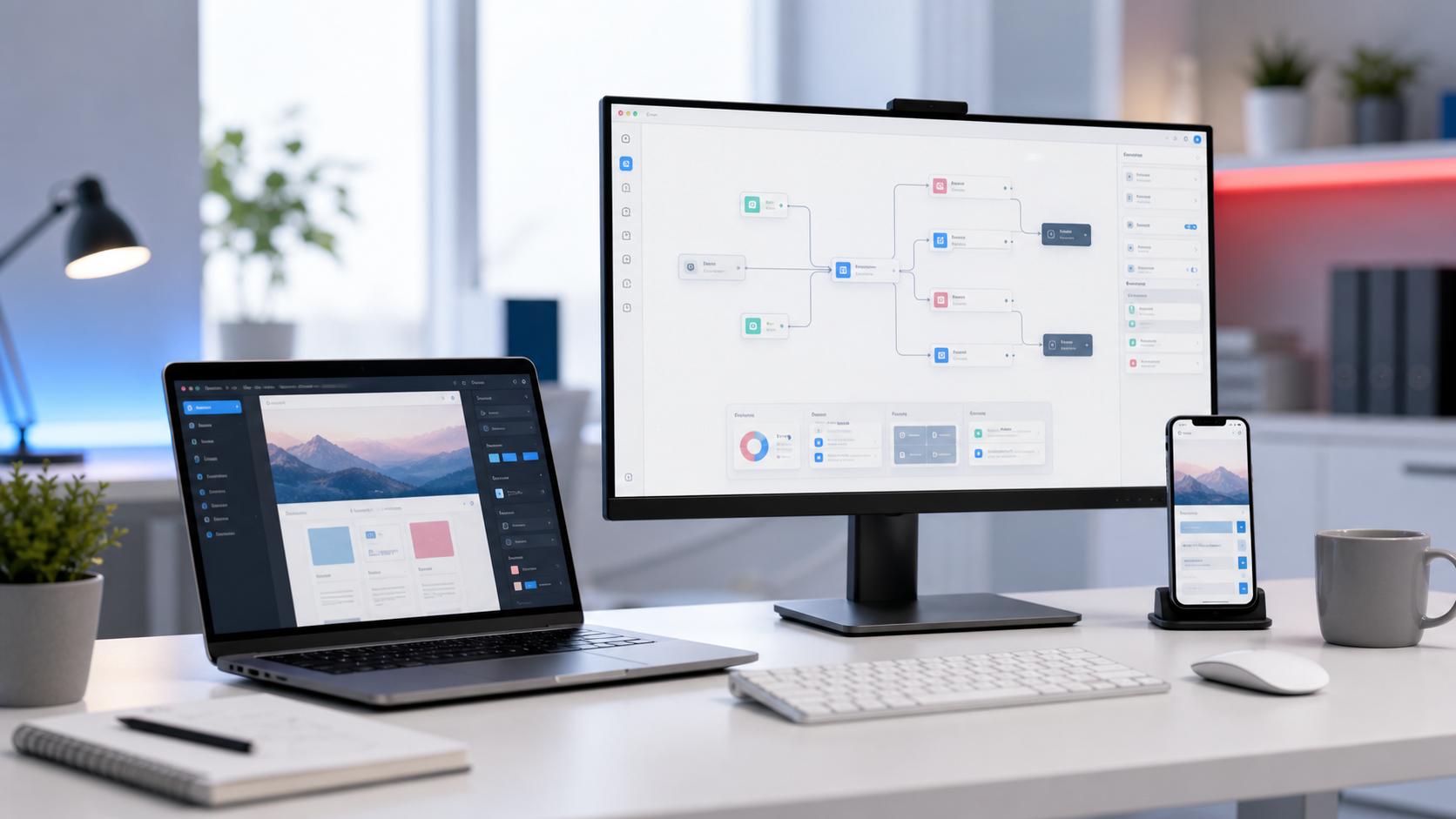 Webentwicklung und Automatisierung am Arbeitsplatz
